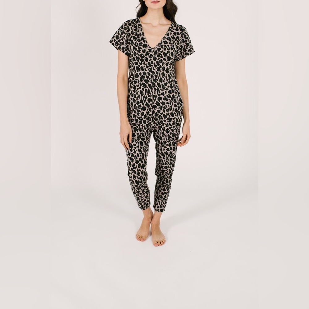 Smash + Tess Sunday Romper in Lexi Leopard